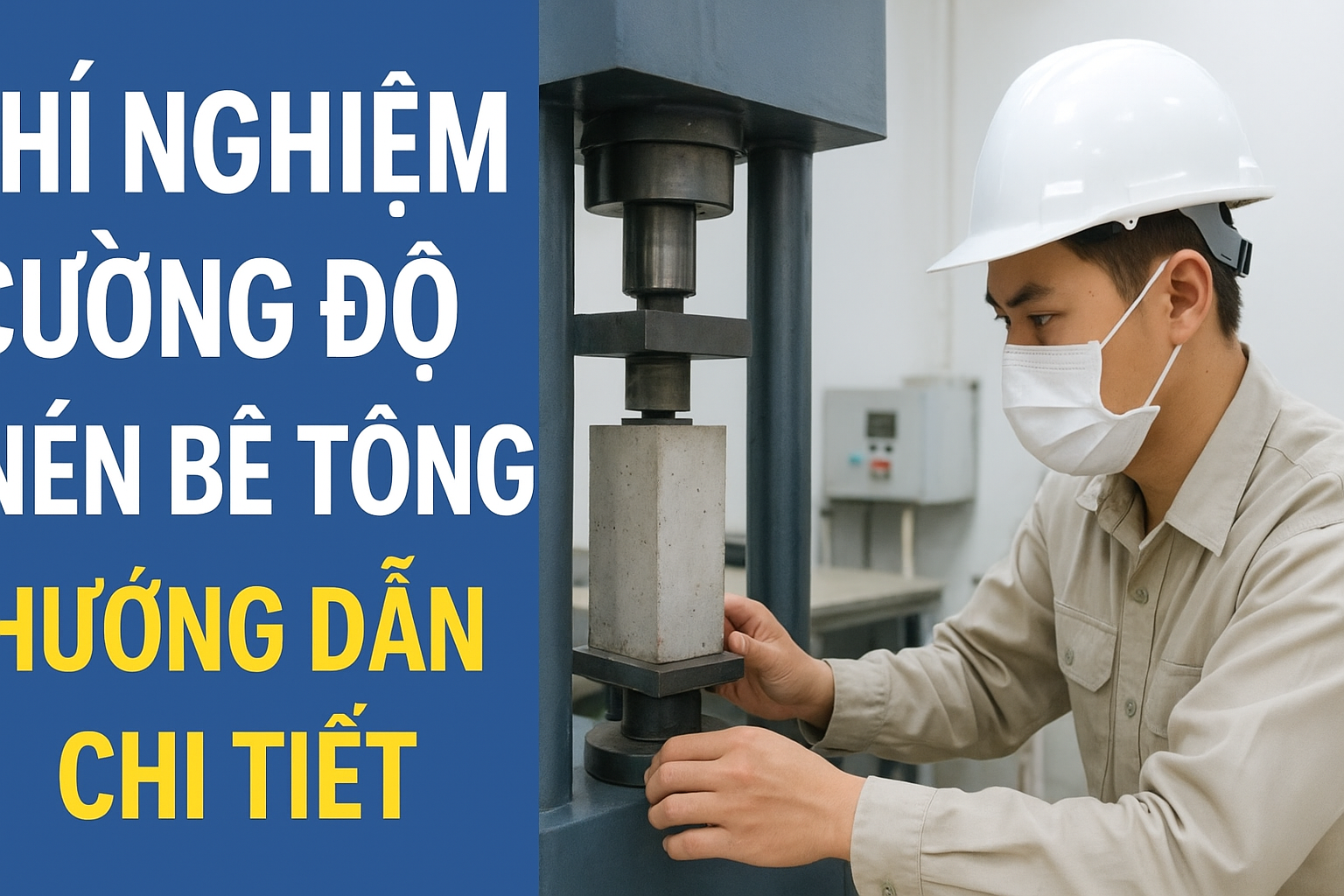 Thí nghiệm cường độ nén bê tông