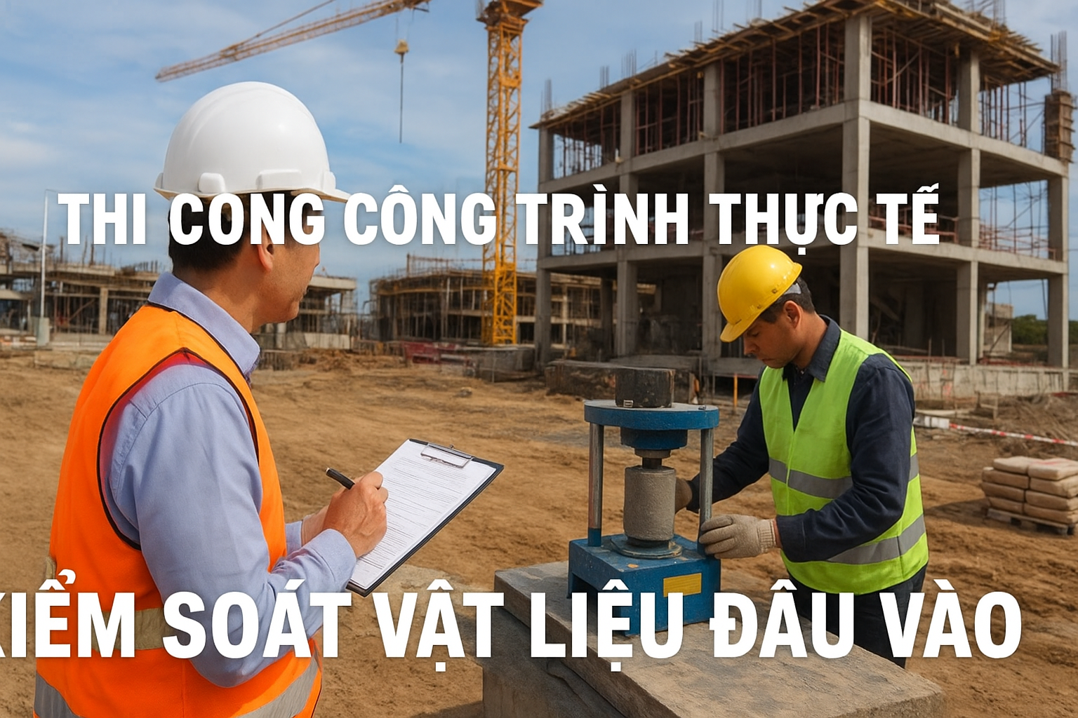 Thi công công trình – Kiểm soát vật liệu đầu